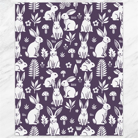 Easter bunny pattern Canvas 16  x 20  from ArtsNow.com 15.75 x19.29  Canvas - 1