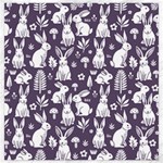 Easter bunny pattern Canvas 20  x 20 