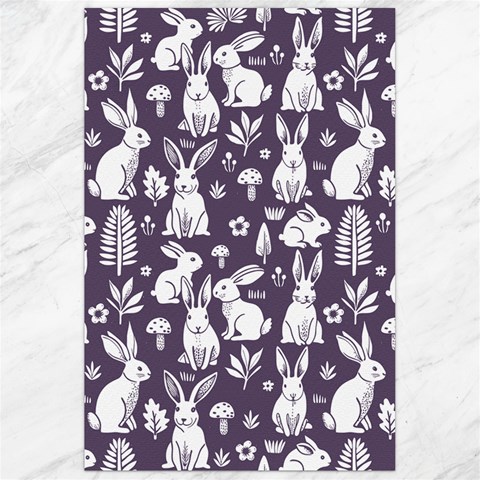 Easter bunny pattern Canvas 24  x 36  from ArtsNow.com 23.35 x34.74  Canvas - 1