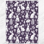 Easter bunny pattern Canvas 36  x 48 