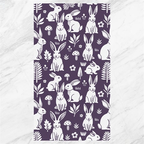 Easter bunny pattern Canvas 40  x 72  from ArtsNow.com 39.28 x69.23  Canvas - 1