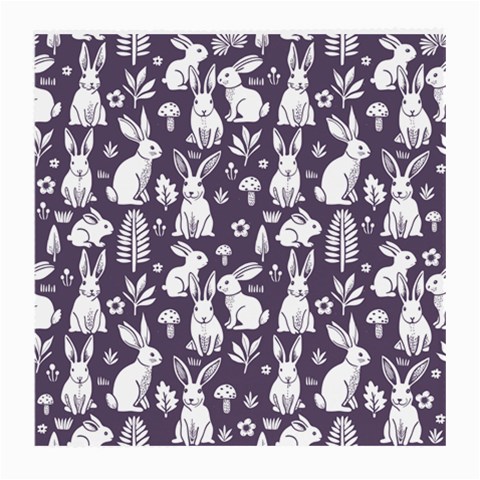 Easter bunny pattern Medium Glasses Cloth from ArtsNow.com Front