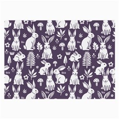 Easter bunny pattern Large Glasses Cloth (2 Sides) from ArtsNow.com Front