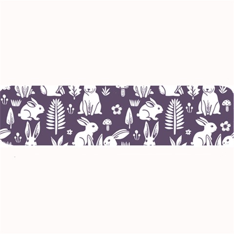 Easter bunny pattern Large Bar Mat from ArtsNow.com 32 x8.5  Bar Mat