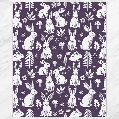 Easter bunny pattern Canvas 11  x 14  from ArtsNow.com 10.95 x13.48  Canvas - 1