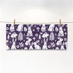 Easter bunny pattern Hand Towel