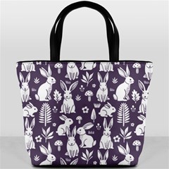 Easter bunny pattern Bucket Bag from ArtsNow.com Front