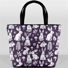 Easter bunny pattern Bucket Bag from ArtsNow.com Back
