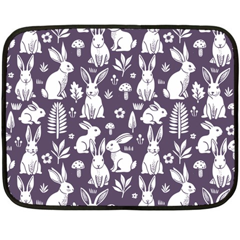 Easter bunny pattern 35 x27  Fleece Blanket (Mini) from ArtsNow.com 35 x27  Blanket