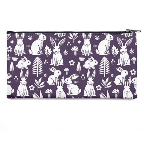 Easter bunny pattern Pencil Cases from ArtsNow.com Back