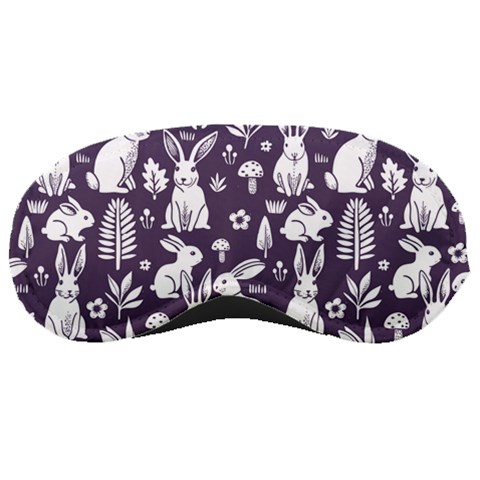Easter bunny pattern Sleep Mask from ArtsNow.com Front