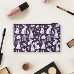 Easter bunny pattern Cosmetic Bag (Small) from ArtsNow.com Back