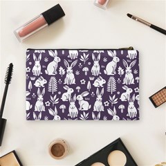 Easter bunny pattern Cosmetic Bag (Medium) from ArtsNow.com Back