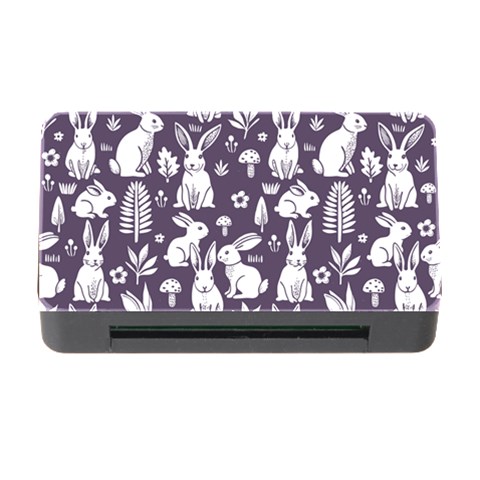 Easter bunny pattern Memory Card Reader with CF from ArtsNow.com Front