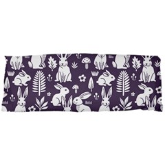 Easter bunny pattern 40 x15  Body Pillow Case Dakimakura (Two Sides) from ArtsNow.com Back