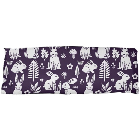 Easter bunny pattern 47 x17  Body Pillow Case Dakimakura (Two Sides) from ArtsNow.com Front