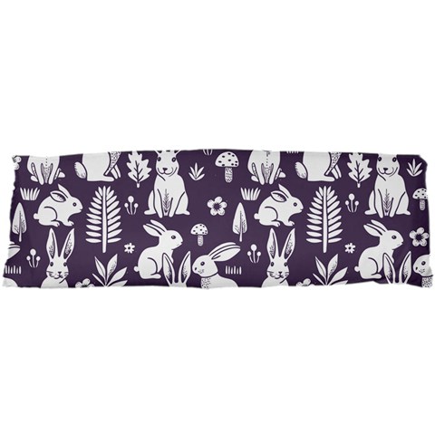 Easter bunny pattern 63 x21  Body Pillow Case Dakimakura (Two Sides) from ArtsNow.com Back