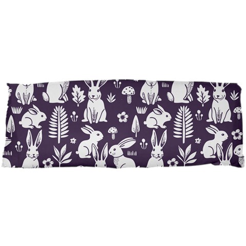 Easter bunny pattern 67 x25  Body Pillow Case Dakimakura (Two Sides) from ArtsNow.com Back