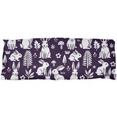 Easter bunny pattern 67 x25  Body Pillow Case Dakimakura (Two Sides) from ArtsNow.com Back
