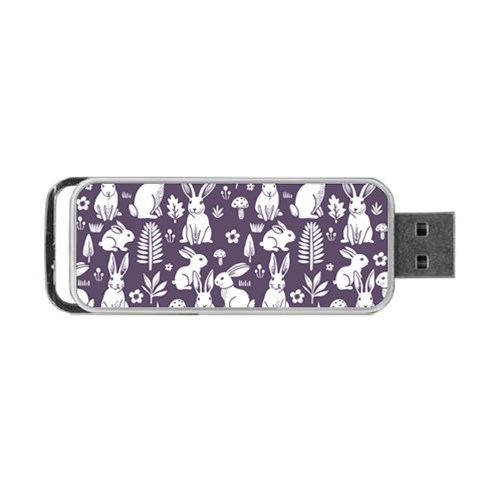 Easter bunny pattern Portable USB Flash (One Side) from ArtsNow.com Front