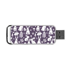 Easter bunny pattern Portable USB Flash (Two Sides) from ArtsNow.com Back