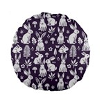 Easter bunny pattern Standard 15  Premium Round Cushions