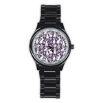 Easter bunny pattern Stainless Steel Round Watch