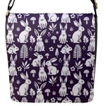 Easter bunny pattern Flap Closure Messenger Bag (S)