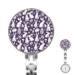 Easter bunny pattern Stainless Steel Nurses Watch