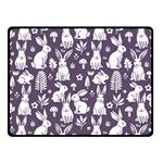 Easter bunny pattern 50  x 40  Two Sides Fleece Blanket (Small)