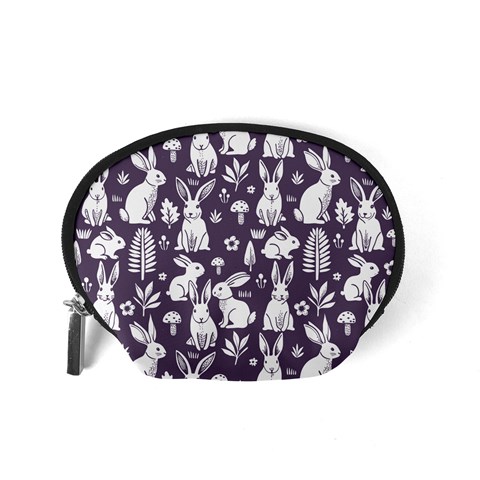 Easter bunny pattern Accessory Pouch (Small) from ArtsNow.com Back