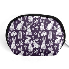 Easter bunny pattern Accessory Pouch (Medium) from ArtsNow.com Front