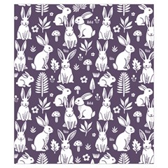 Easter bunny pattern Drawstring Pouch (Small) from ArtsNow.com Back