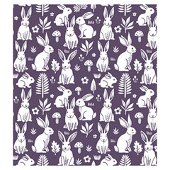 Easter bunny pattern Drawstring Pouch (Medium) from ArtsNow.com Back