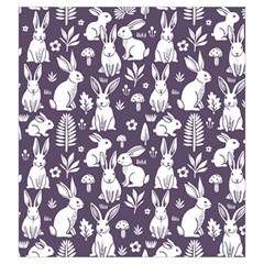 Easter bunny pattern Drawstring Pouch (Large) from ArtsNow.com Back