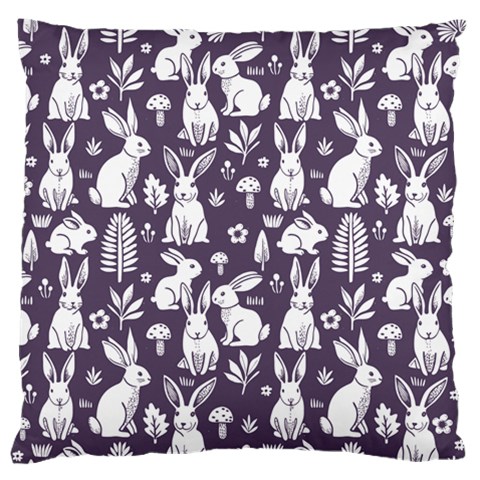Easter bunny pattern Standard Premium Plush Fleece Cushion Case (One Side) from ArtsNow.com Front