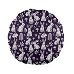Easter bunny pattern Standard 15  Premium Flano Round Cushions