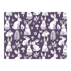Easter bunny pattern 35  x 27  Two Sides Premium Plush Fleece Blanket (Mini) from ArtsNow.com 35 x27  Blanket Front