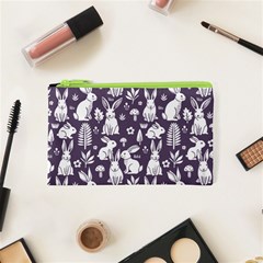Easter bunny pattern Cosmetic Bag (XS) from ArtsNow.com Front