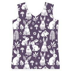 Easter bunny pattern Women s Basketball Tank Top from ArtsNow.com Front