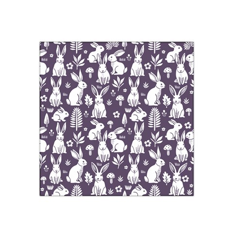 Easter bunny pattern 22  x 22  Satin Bandana Scarf from ArtsNow.com Front