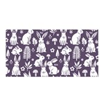 Easter bunny pattern Satin Wrap 35  x 70 