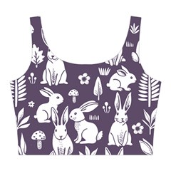 Easter bunny pattern Midi Sleeveless Dress from ArtsNow.com Top Front