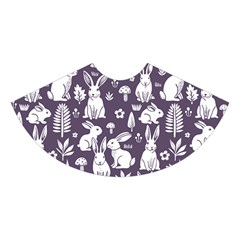 Easter bunny pattern Midi Sleeveless Dress from ArtsNow.com Skirt Front