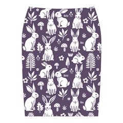 Easter bunny pattern Midi Wrap Pencil Skirt from ArtsNow.com Back