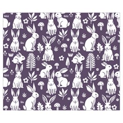 Easter bunny pattern Zipper Medium Tote Bag from ArtsNow.com Back