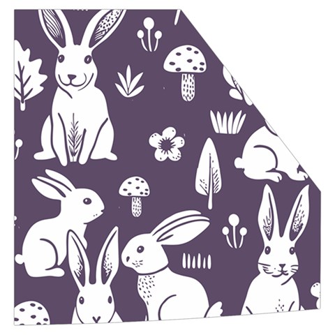 Easter bunny pattern Kid s Button Up Puffer Vest from ArtsNow.com Pocket Left
