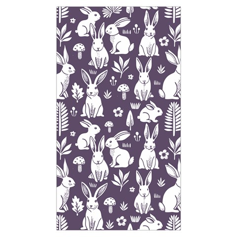 Easter bunny pattern Kid s Button Up Puffer Vest from ArtsNow.com Placket Inside