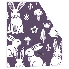 Easter bunny pattern Men s High Neck Button Up Puffer Vest from ArtsNow.com Pocket Left
