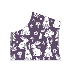 Easter bunny pattern Women s Button Up Vest from ArtsNow.com Top Left